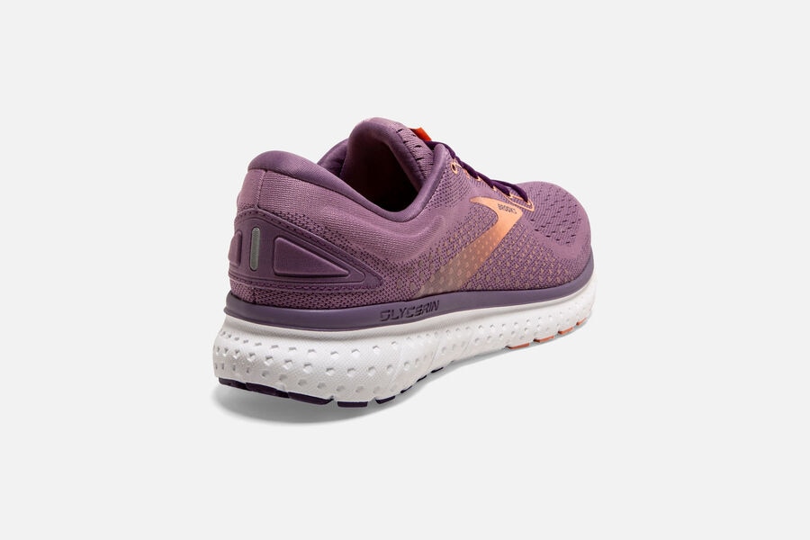 Brooks Running Shoes Womens Purple - Glycerin 18 Road - 6835-GWSMC